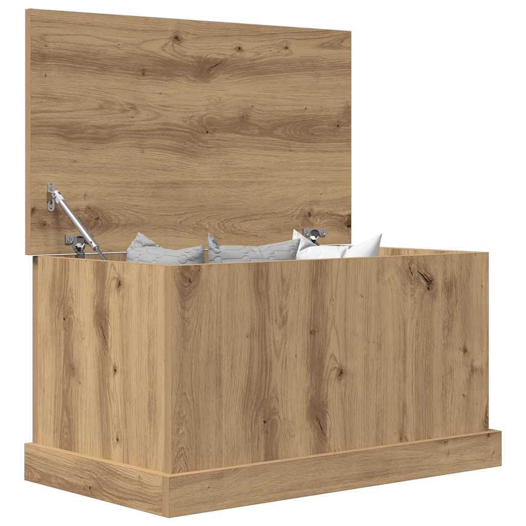 vidaXL Storage Box Artisan Oak 70x40x38 cm Engineered Wood