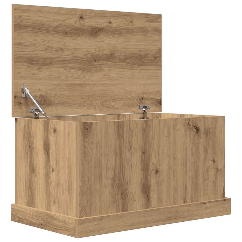 vidaXL Storage Box Artisan Oak 70x40x38 cm Engineered Wood