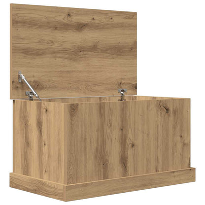 vidaXL Storage Box Artisan Oak 70x40x38 cm Engineered Wood