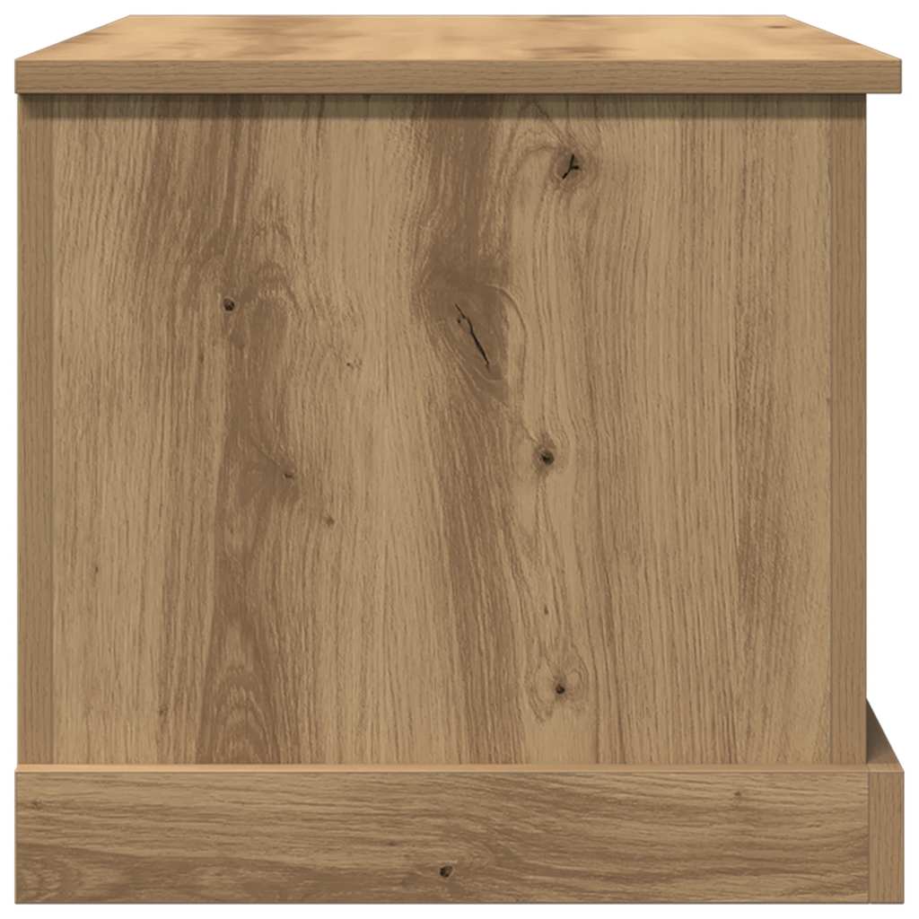 vidaXL Storage Box Artisan Oak 70x40x38 cm Engineered Wood