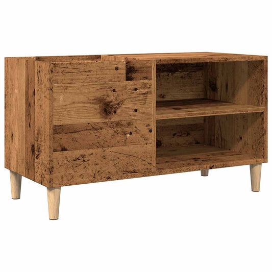 vidaXL Record Cabinet Old Wood 84,5x38x48 cm Engineered Wood
