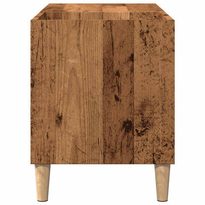 vidaXL Record Cabinet Old Wood 84.5x38x48 cm Engineered Wood