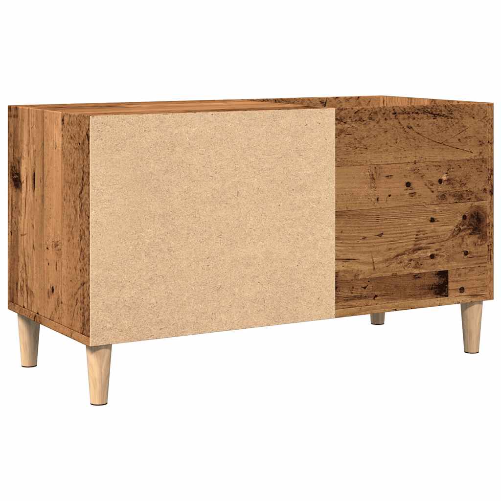 vidaXL Record Cabinet Old Wood 84.5x38x48 cm Engineered Wood