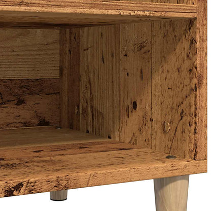 vidaXL Record Cabinet Old Wood 84.5x38x48 cm Engineered Wood