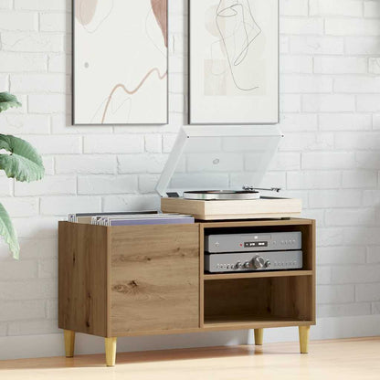 vidaXL Record Cabinet Artisan Oak 84,5x38x48 cm Engineered Wood
