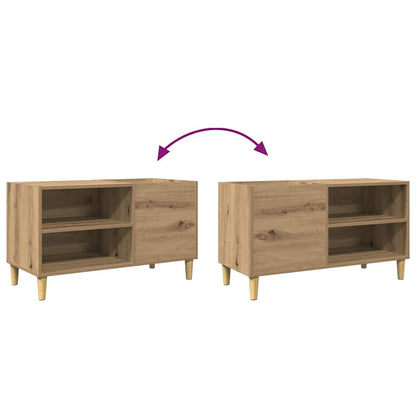 vidaXL Record Cabinet Artisan Oak 84,5x38x48 cm Engineered Wood
