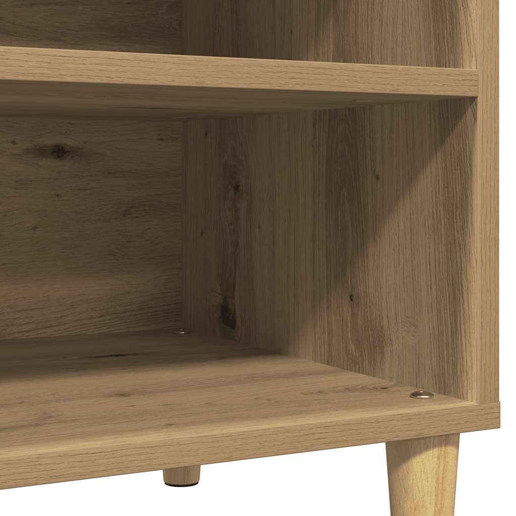 vidaXL Record Cabinet Artisan Oak 84,5x38x48 cm Engineered Wood