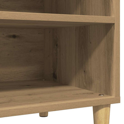 vidaXL Record Cabinet Artisan Oak 84,5x38x48 cm Engineered Wood