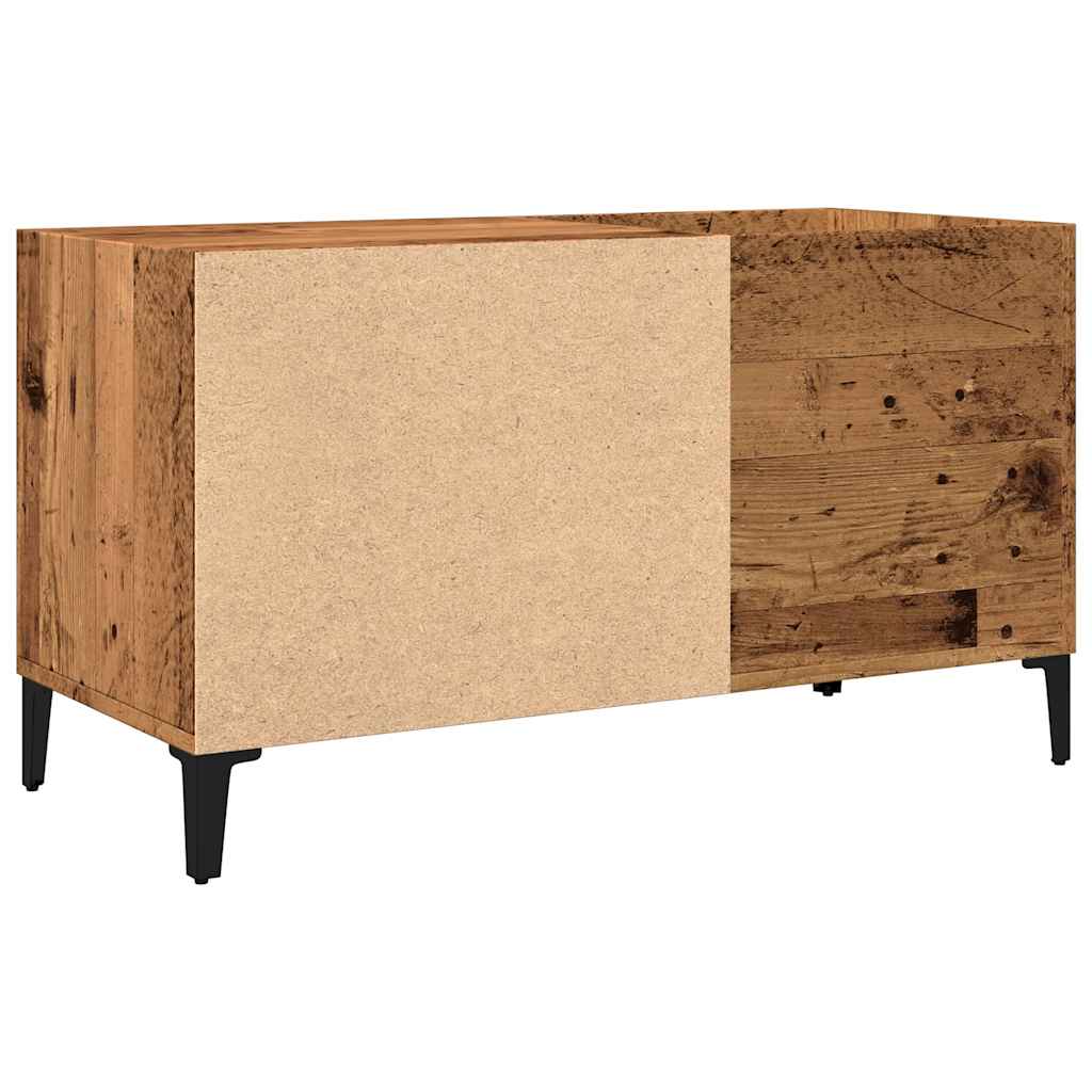 vidaXL Record Cabinet Old Wood 84.5x38x48 cm Engineered Wood