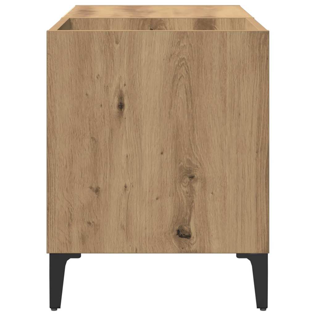 vidaXL Record Cabinet Artisan Oak 84.5x38x48 cm Engineered Wood