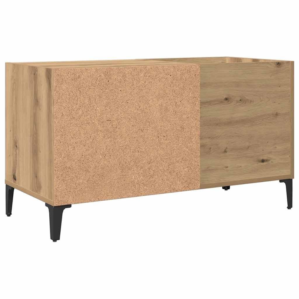 vidaXL Record Cabinet Artisan Oak 84.5x38x48 cm Engineered Wood