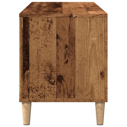 vidaXL Record Cabinet Old Wood 100x38x48 cm Engineered Wood