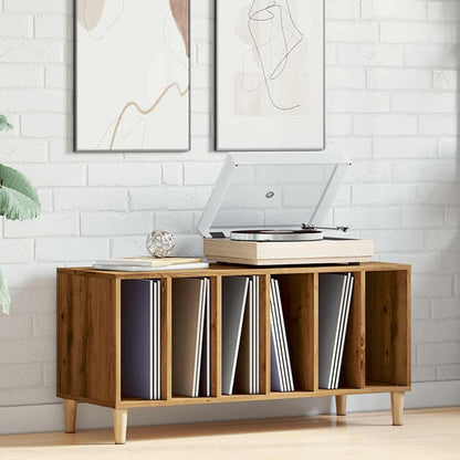 vidaXL Record Cabinet Artisan Oak 100x38x48 cm Engineered Wood