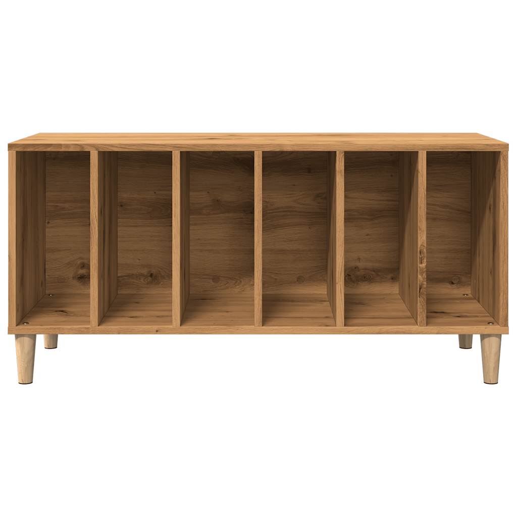 vidaXL Record Cabinet Artisan Oak 100x38x48 cm Engineered Wood