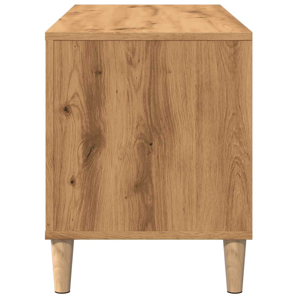 vidaXL Record Cabinet Artisan Oak 100x38x48 cm Engineered Wood