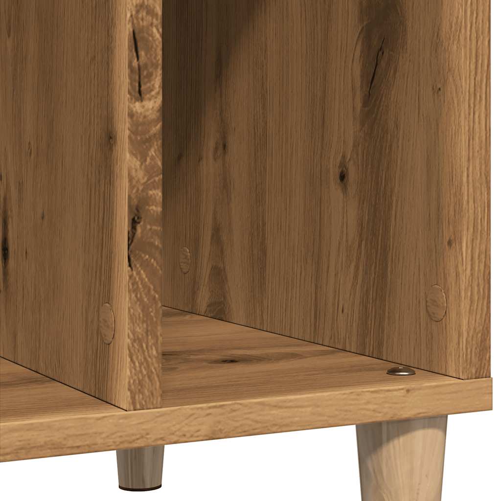 vidaXL Record Cabinet Artisan Oak 100x38x48 cm Engineered Wood