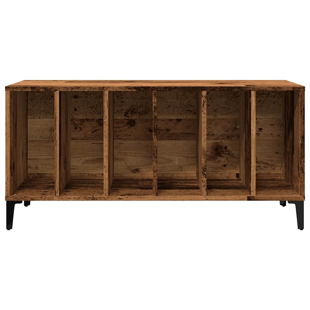 vidaXL Record Cabinet Old Wood 100x38x48 cm Engineered Wood
