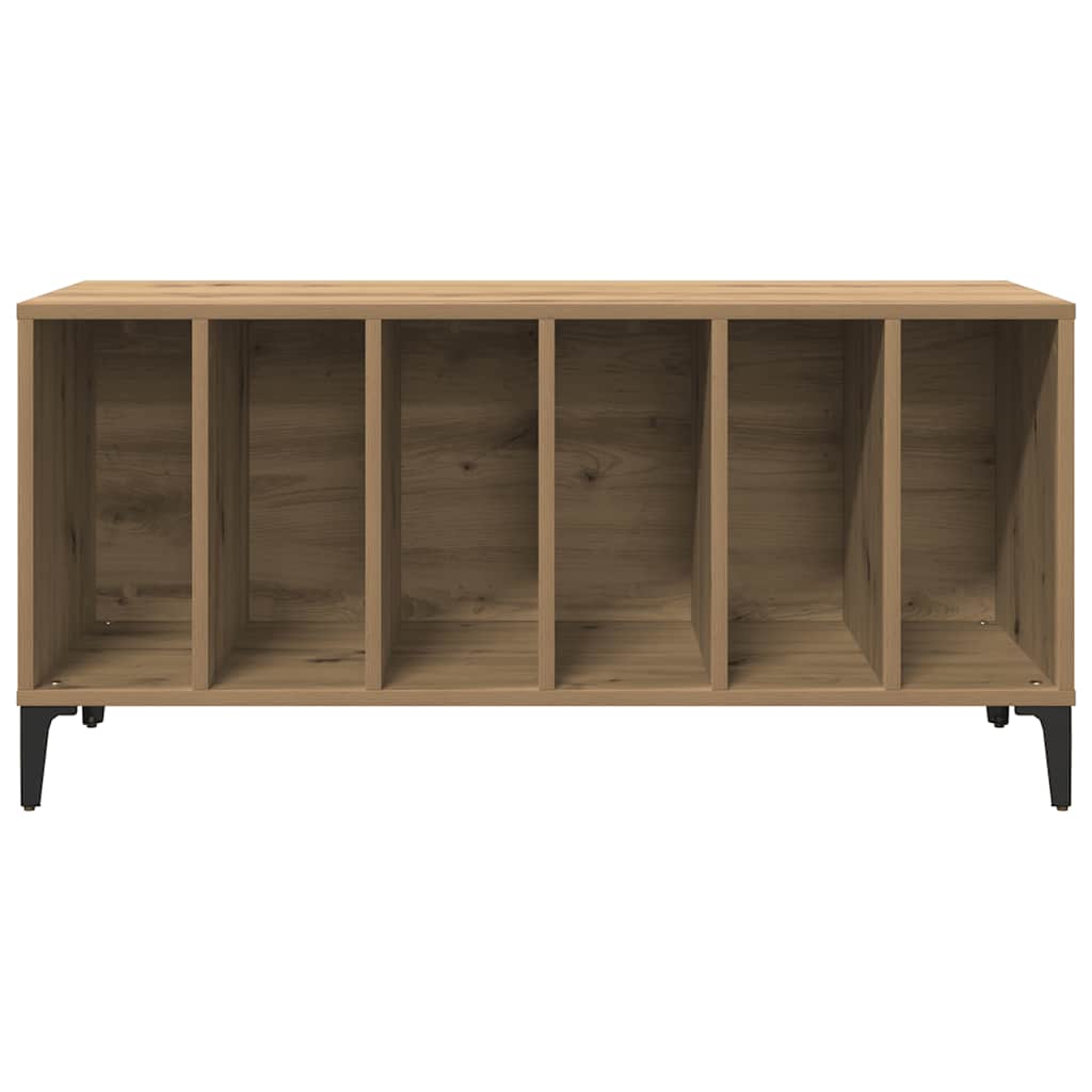vidaXL Record Cabinet Artisan Oak 100x38x48 cm Engineered Wood