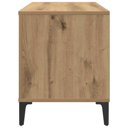 vidaXL Record Cabinet Artisan Oak 100x38x48 cm Engineered Wood