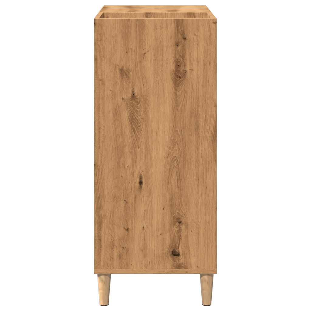 vidaXL Record Cabinet Artisan Oak 84.5x38x89 cm Engineered Wood
