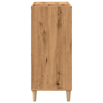 vidaXL Record Cabinet Artisan Oak 84.5x38x89 cm Engineered Wood