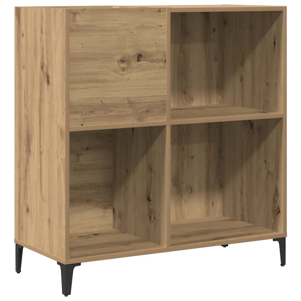 vidaXL Record Cabinet Artisan Oak 84.5x38x89 cm Engineered Wood