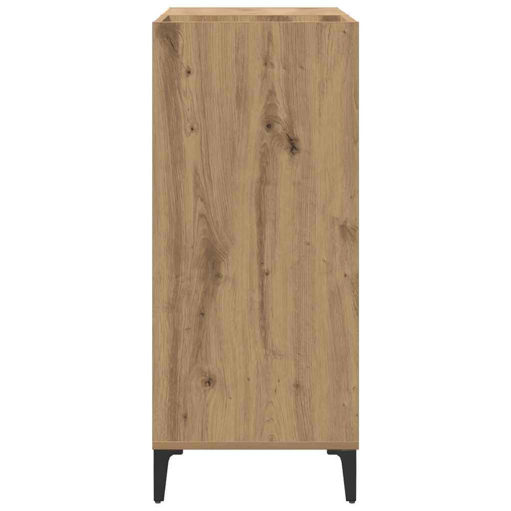 vidaXL Record Cabinet Artisan Oak 84.5x38x89 cm Engineered Wood