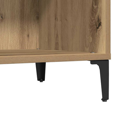 vidaXL Record Cabinet Artisan Oak 84.5x38x89 cm Engineered Wood