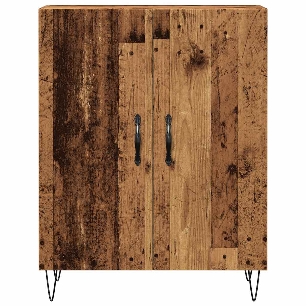 vidaXL Sideboard Old Wood 69.5x34x90 cm Engineered Wood