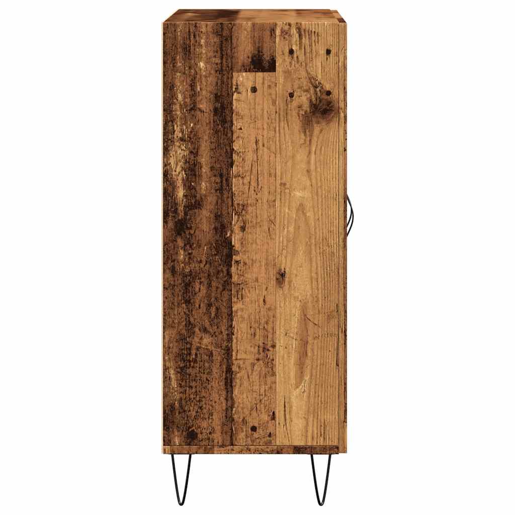 vidaXL Sideboard Old Wood 69.5x34x90 cm Engineered Wood
