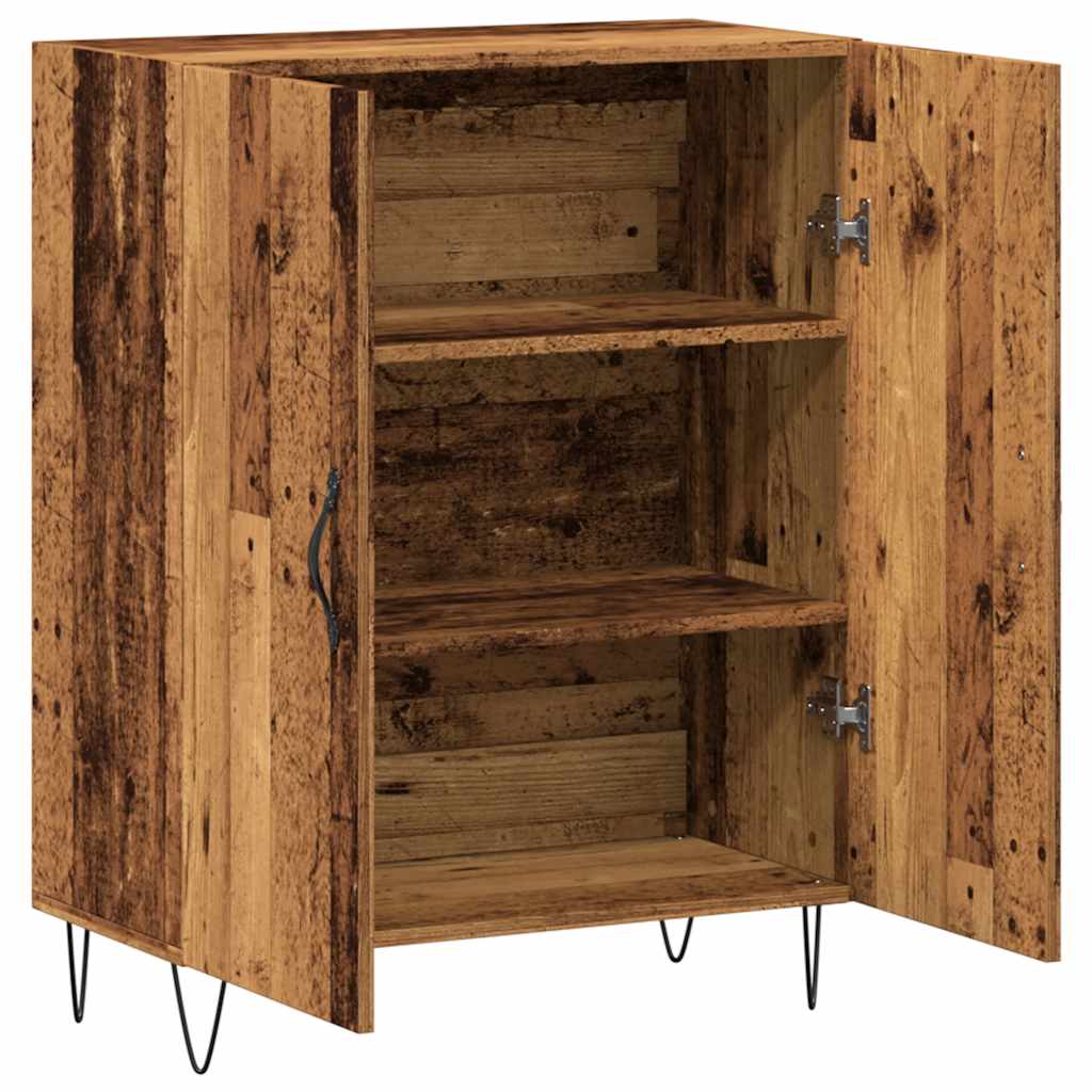 vidaXL Sideboard Old Wood 69.5x34x90 cm Engineered Wood