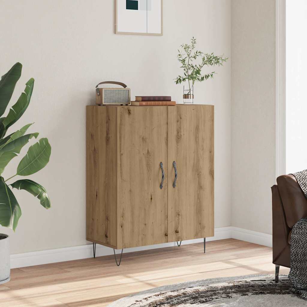 vidaXL Sideboard Artisan Oak 69,5x34x90 cm Engineered Wood