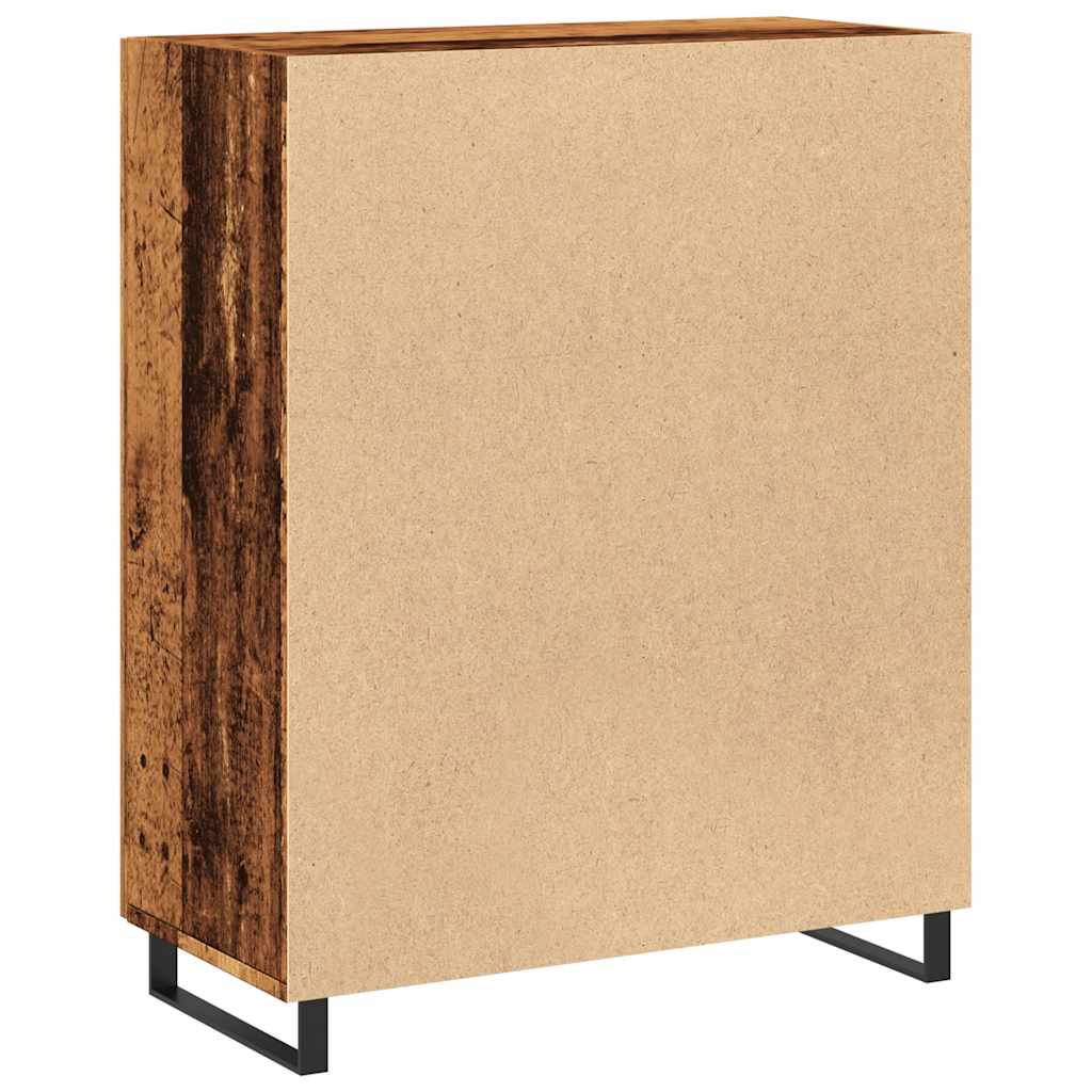 vidaXL Sideboard Old Wood 69.5x34x90 cm Engineered Wood