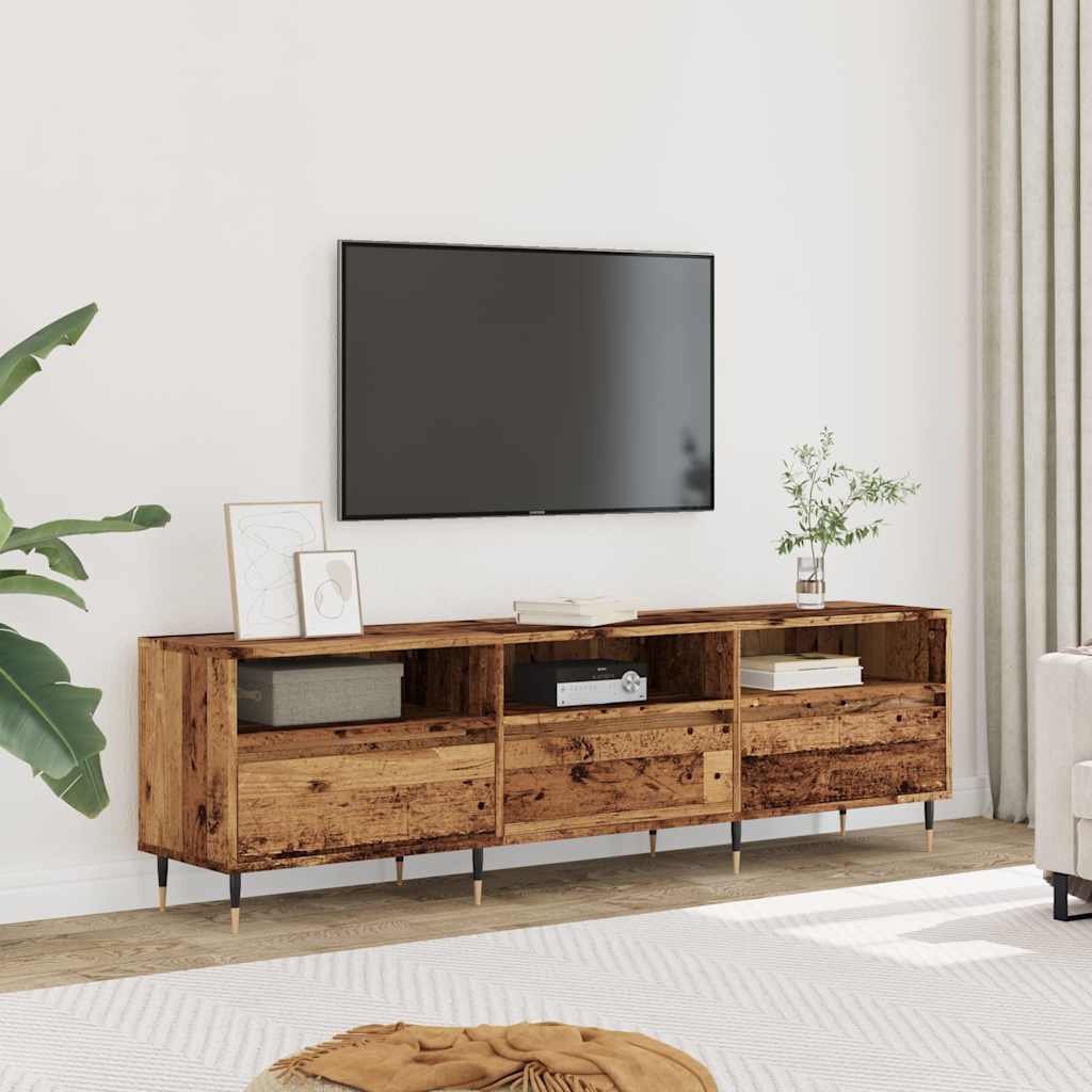 vidaXL TV Cabinet Old Wood 150x30x44,5 cm Engineered Wood