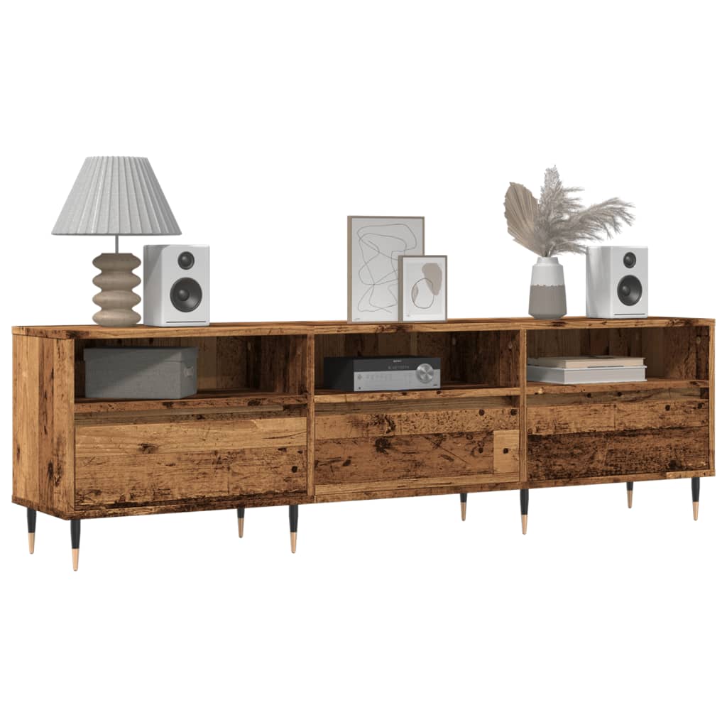 vidaXL TV Cabinet Old Wood 150x30x44.5 cm Engineered Wood