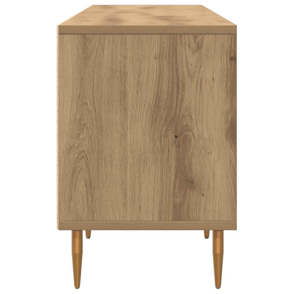 vidaXL TV Cabinet Artisan Oak 150x30x44.5 cm Engineered Wood