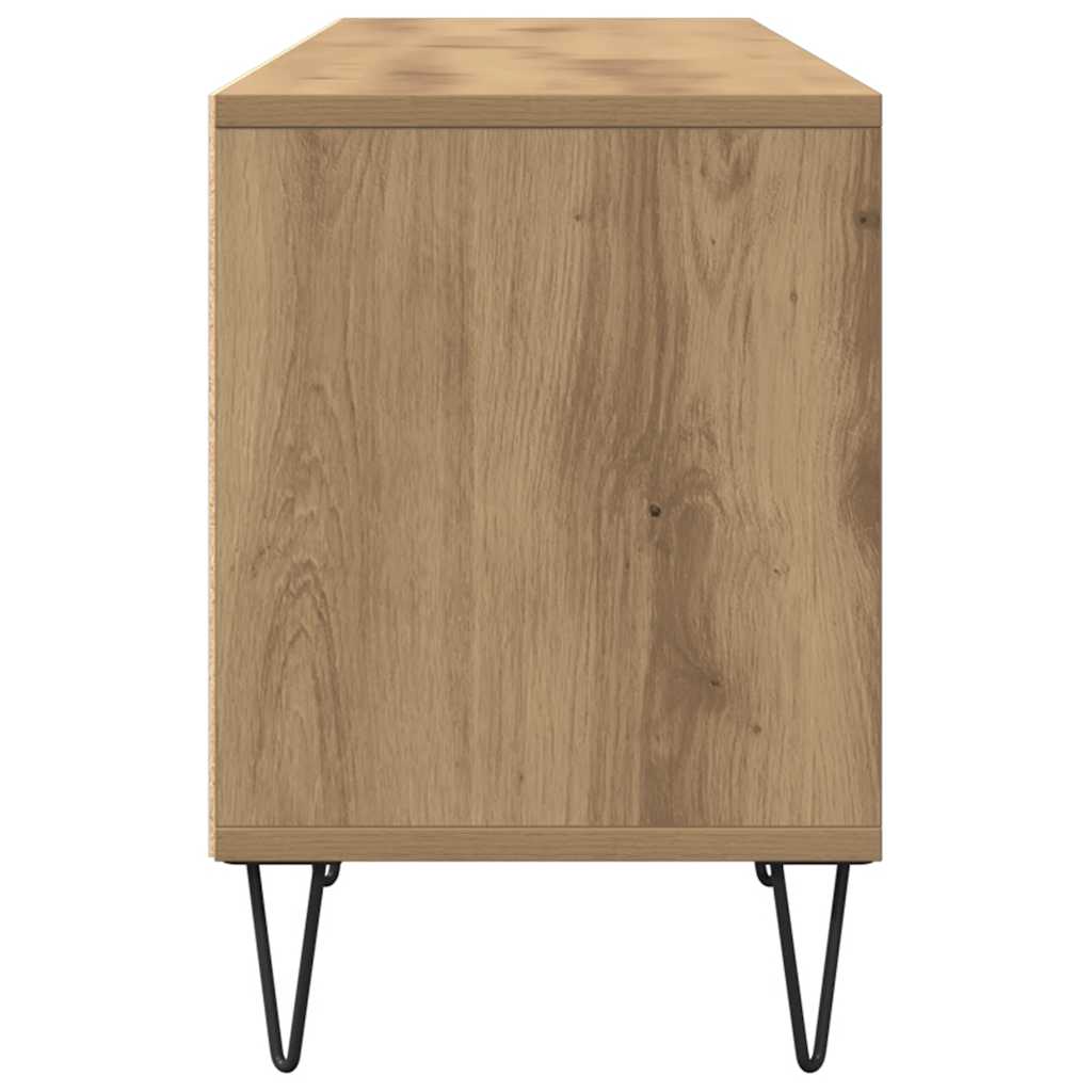 vidaXL TV Cabinet Artisan Oak 150x30x44.5 cm Engineered Wood