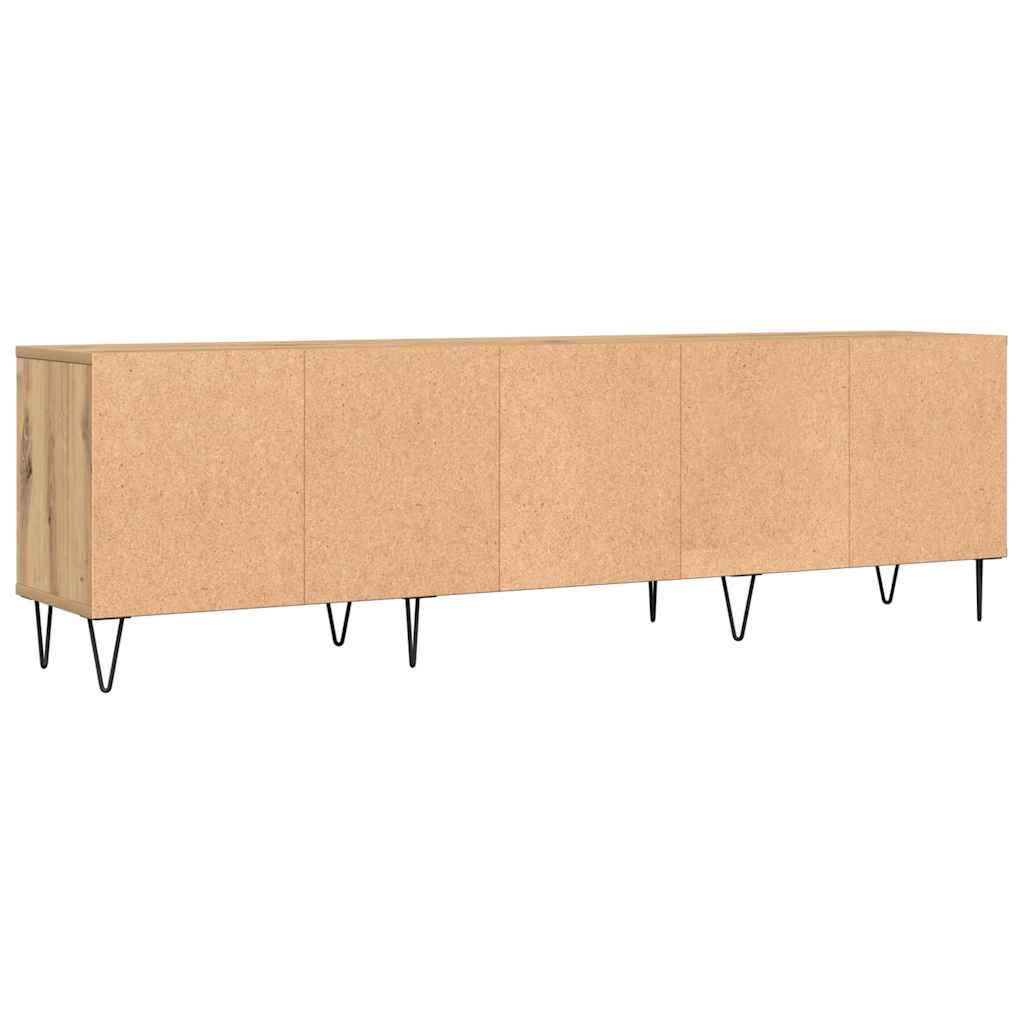 vidaXL TV Cabinet Artisan Oak 150x30x44.5 cm Engineered Wood