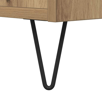 vidaXL TV Cabinet Artisan Oak 150x30x44.5 cm Engineered Wood