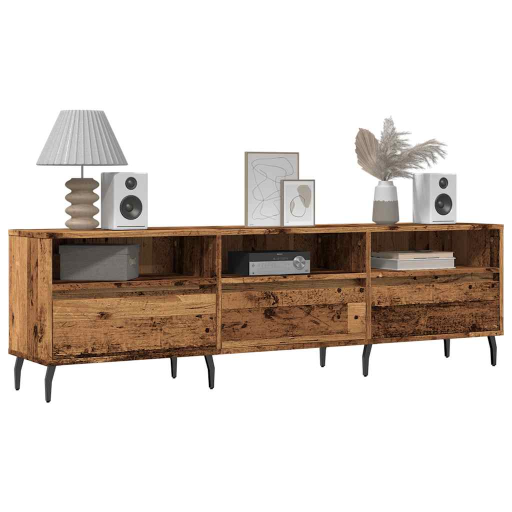 vidaXL TV Cabinet Old Wood 150x30x44.5 cm Engineered Wood