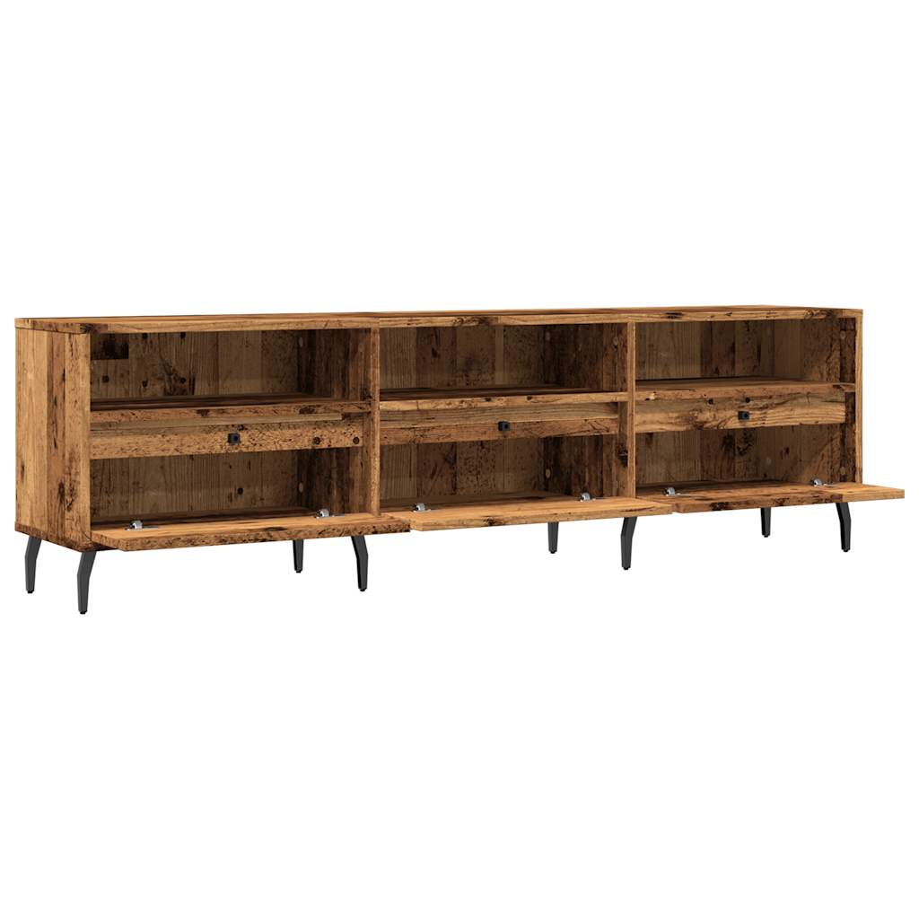 vidaXL TV Cabinet Old Wood 150x30x44,5 cm Engineered Wood