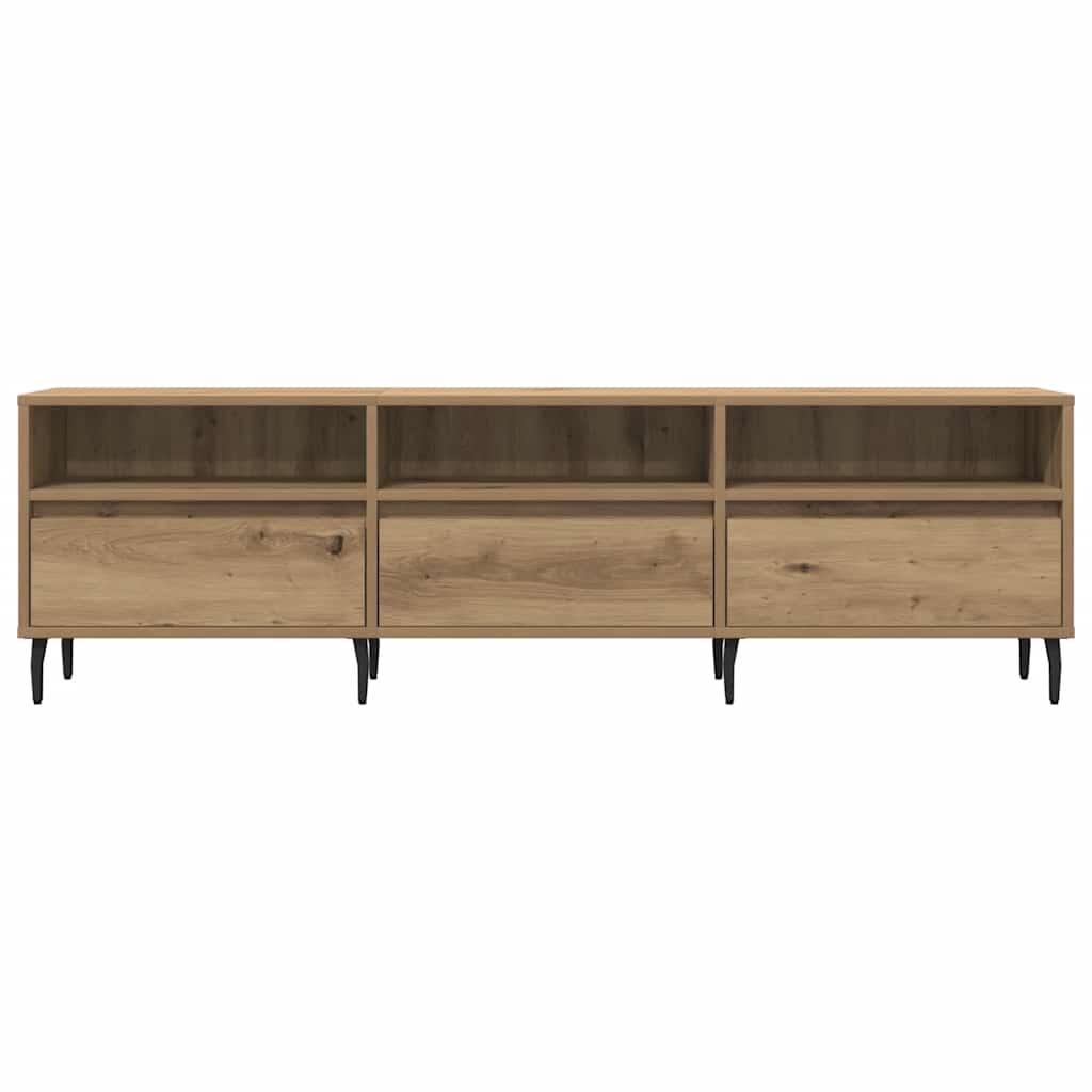 vidaXL TV Cabinet Artisan Oak 150x30x44,5 cm Engineered Wood