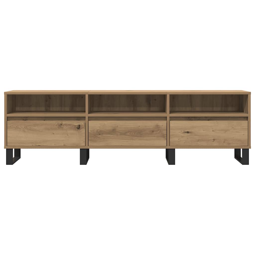 vidaXL TV Cabinet Artisan Oak 150x30x44,5 cm Engineered Wood