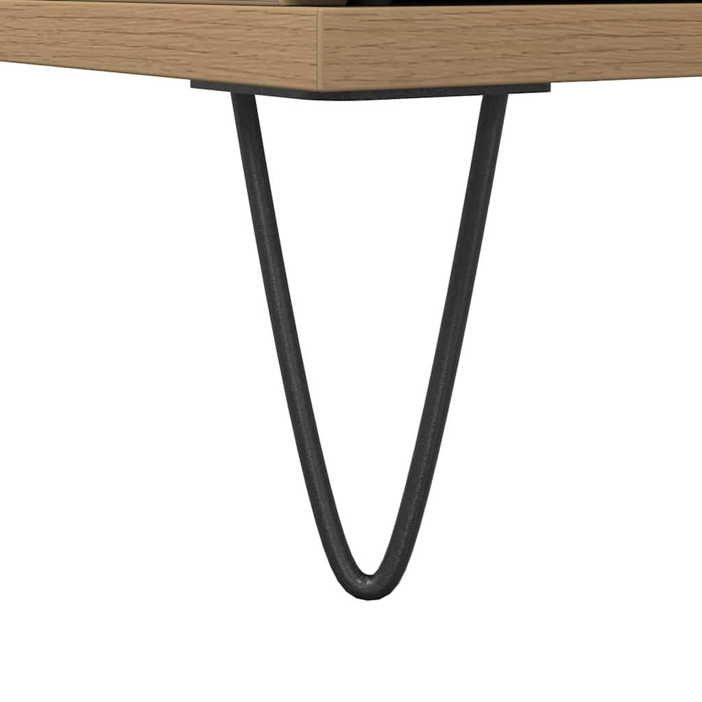 vidaXL Bathroom Cabinet Artisan Oak 30x30x190 cm Engineered Wood