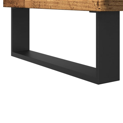 vidaXL Bathroom Cabinet Old Wood 30x30x190 cm Engineered Wood