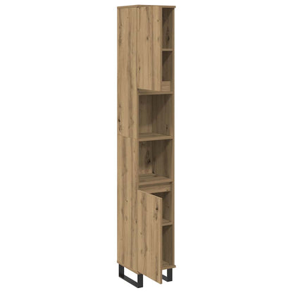vidaXL Bathroom Cabinet Artisan Oak 30x30x190 cm Engineered Wood