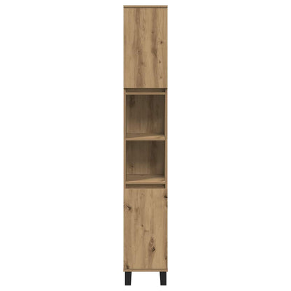 vidaXL Bathroom Cabinet Artisan Oak 30x30x190 cm Engineered Wood