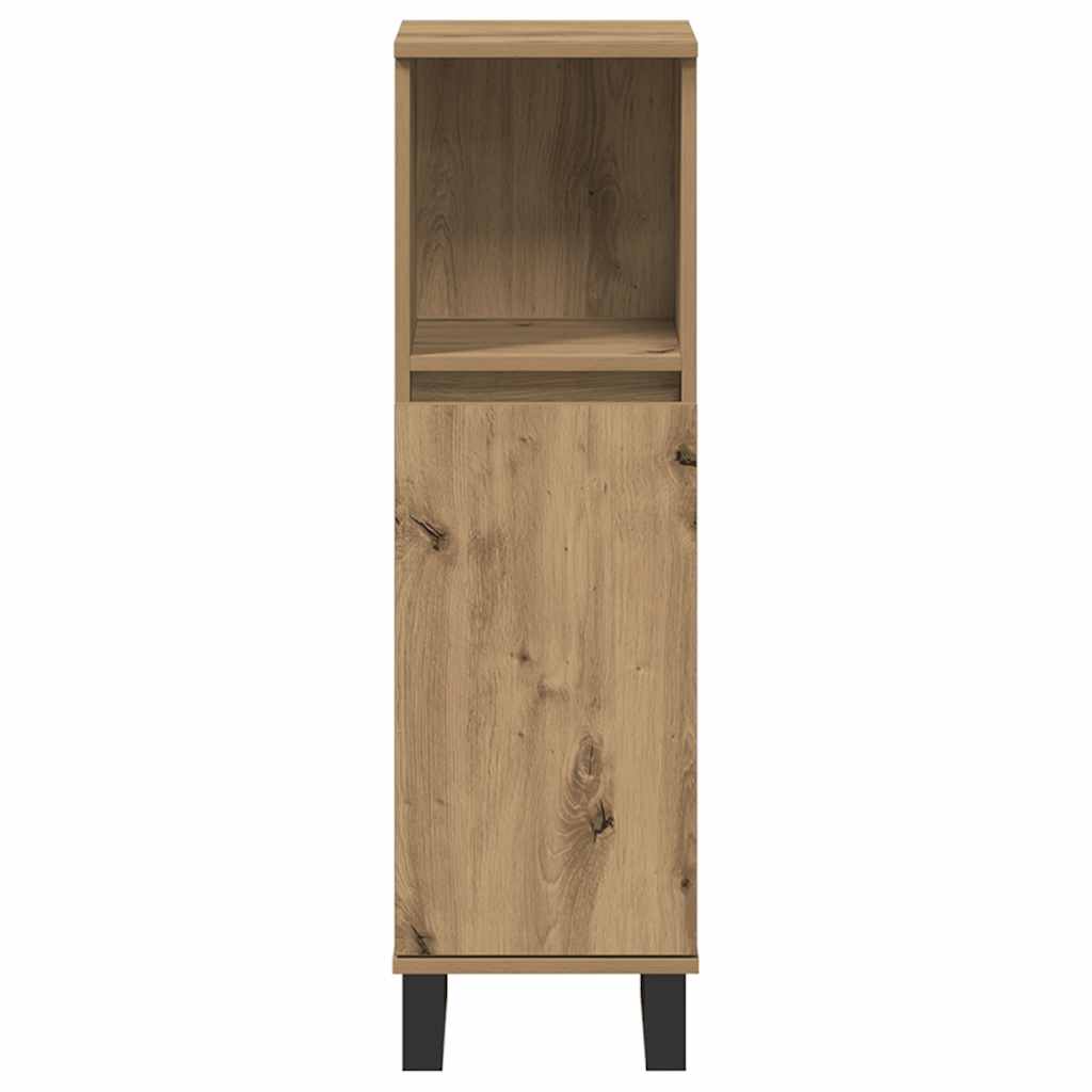 vidaXL Bathroom Cabinet Artisan Oak 30x30x100 cm Engineered Wood