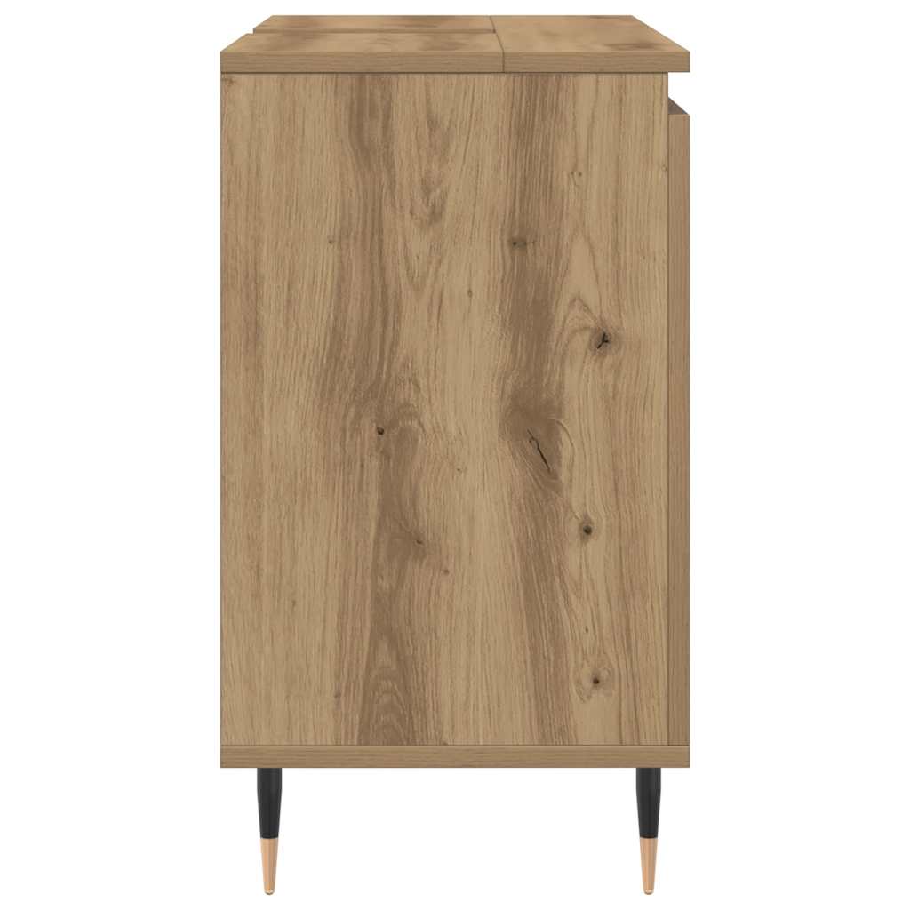 vidaXL Bathroom Cabinet Artisan Oak 58x33x60 cm Engineered Wood