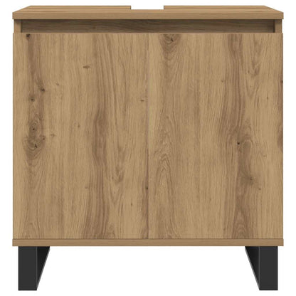 vidaXL Bathroom Cabinet Artisan Oak 58x33x60 cm Engineered Wood